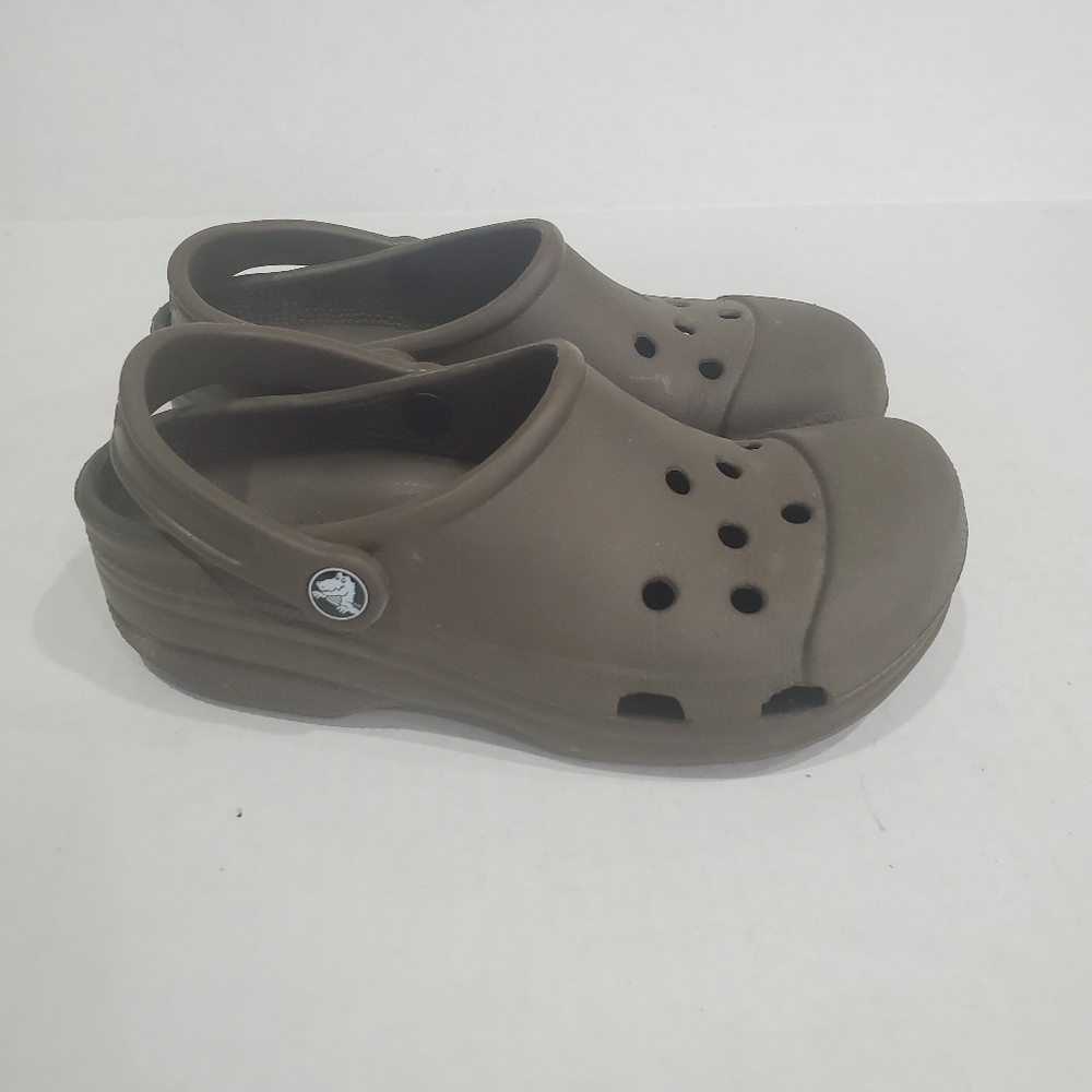 CROCS CLOG BROWN Womens 6-7 Mens 4-5